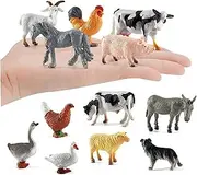 Sponsored Ad – Small Animals Figures, 12PCS Farm Animals Toys, Farm Animal Figures Toys, Mini Plastic Animals, Farmyard Animal Figurines Animal Farm