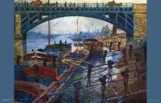 Claude Monet - The Coal Carrier Poster 17" x 11"