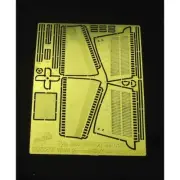 Photo-etched for Mercedes-benz typ 320 W142 hood ICM scale 1/35 Vmodels 35028