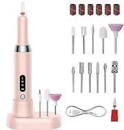 Nail Filer, Nail Drill Kit, Portable Nail Drill, Nail Drill Machine, Portable Design 3 Modes of Low Noise Electric Nail Filer Sturdy Material Easy to Use Space-Saving Enhances Nail Care