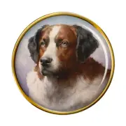 St. Bernard Dog by Carl Reichert Lapel Pin Badge