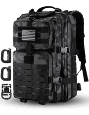 MOLLE Assault Pack, Tactical Backpack Military Army Camping Rucksack, 3-Day P...