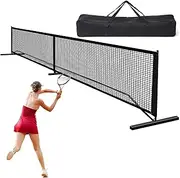 Pickleball Net System,Portable Pickleball Net Outdoor,22 FT Full Size Net with Carrying Bag for Pickleball Enthusiasts