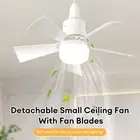 Modern Ceiling Fan with Lighting LED Light Adjustable Wind Speed Remote Control
