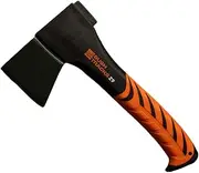 9" Camp Hatchet Axe – Compact Wood Splitting Axe with Sharp Blade & Anti-Slip Handle – Small Camping Hatchet for Firewood, Bushcraft, Garden & Outdoor Use