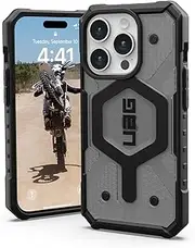 UAG Pathfinder MagSafe Apple iPhone 15 Pro (6.1") Case - Ash (114281113131),18ft. Drop Protection (5.4M),Raised Screen Surround,Armored Shell