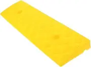 Yellow Curb Ramp Wheelchair Ramp Threshold Ramp Car Ramp Step Ramp - Suitable for Wheelchairs, Home Steps, Garages, Entrances, Stairs, Scooters, Lawnmowers 49x12.5x3cm