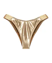 Elastic waist bikini bottoms 3,4 Nude