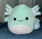 Squishmallows Original 10" Anastasia The Axolotl Blue Salamander Plush Soft