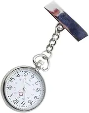 [Baluue] 1Pc Digital Nurse Pocket Watch Practical Hanging Fob Watch for Nursing Professionals Hour Format Keychain Design for Students and Medical Staff
