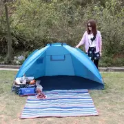 Beach Tent Outdoor Sports Sunshade Tent for Fishing Picnic Beach UV-protective