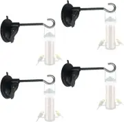 4 Pack Window Suction Cup Bird Feeder Hanger for Feeders and Wind...