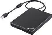 USB Floppy Drive, Tendak 3.5" USB 2.0 Floppy Disk Drive Portable External 1.4...
