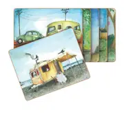 Cinnamon Vintage Caravan Placemats Set of 6