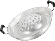 Cabilock Grilling Tray Reusable BBQ Pan for Outdoor Cooking Multi Function Grill Accessory for Meat Vegetables Fish More Barbecue Pan