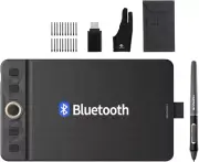 Bluetooth Wireless Drawing Tablet WH851 Graphics Pen Tablet, Digital Art