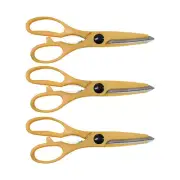 3x Gardenmaster Rust Resistant Garden Pruning Scissors Yellow Stainless Steel