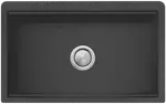 Oliveri Santorini Black Farmhouse Sink