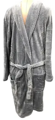 Perry Ellis Portfolio Men's Robe 0037 Sleet One Size Fits All Comfort Fit NWTS