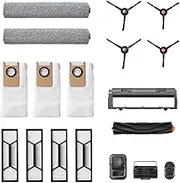 eufy Accessory Kit for Omni S1 Pro/S1, 2 Rolling Mops, 4 High-Performance Filters, Dirty Water Reservoir Filter, Rolling Brush & Brush Guard, 3 Dust Bags, and 2 Sets of Side Brushes