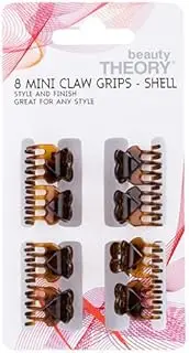 NEW Beauty Theory Hair Claw Grip Pack Shell Mini 8 Pack