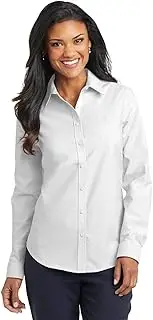 [Port Authority] Ladies SuperPro™ Oxford Shirt. L658 White XL