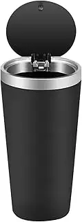 Car Trash Can Bins with Lid Bin for Cars Mini Bins, Cup Holder Leakproof Vehicle Garbage Automotive Cans Lid Auto Bedroom