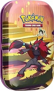Pokémon TCG: Scarlet & Violet—Shrouded Fable Mini Tin – Zoroark (2 Booster Packs & 1 Sticker Sheet)