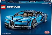 LEGO Technic Bugatti Chiron 42083 Race Car Building Kit and Engineering Toy, Adult Collectible Sports Car with Scale Model Engine