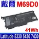 DELL M69D0 41Wh 電池 293F1 07KRV FK0VR Latitude 5330 (8.9折)