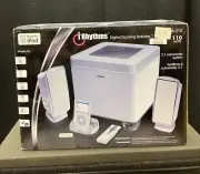 iRhythms 110 Watt 3 Piece Speaker System for iPod Pearl White A-210 Brand New