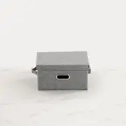 Classico Storage Box With Lid - Grey, Small (32 x 24 x 18cm), Linen