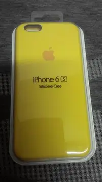 在飛比找Yahoo!奇摩拍賣優惠-Apple iphone 6s 官方同款矽膠保護套✩黃色