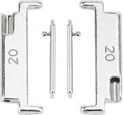 [Qcwwy] Quality Watch Bands Connection Adapter with Spring Bars, Easy to Replace 20 to 22 mm Watch Straps, Compatible, Excellent Replacement for Damaged