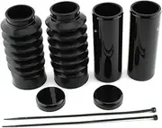 Motorcycle Front Shock Covers 6Pcs Motorcycle Front Fork Gaiters Protector Cover Fit for Motorbike X48 X 48 Boot Upper Lower Fork Cap Kits Motorcycle Fork Cover Gaiters
