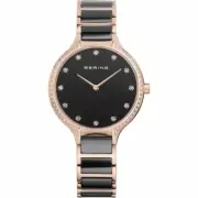 Bering Ladies Watch Wristwatch Slim Ceramic - 30434-746 Stainless Steel