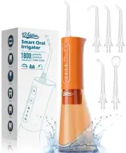 Water Dental Flosser Teeth Pick: Portable Cordless 4 Modes Flossers Pic 300ML...