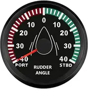 EING Rudder Angle Gauge Indicator 0-190ohm with Mating Sensor with Backlight 85mm 12V 24V for Sailboat Vessels