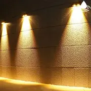 Modern Minimalist Solar Wall Washing Light, Sloar Step Stair Light Waterproof Courtyard Deck Light Garden Exterior Wall Outdoor Decor Solar Fence Lamp Garden c