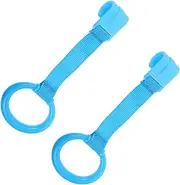 MOBUTOFU 2pcs Pull Rings Multi Functional Hand Pulled Rings for Crib Walking Assist Tools Easy to Install Promote Arm Strength Parent Interaction for Newborns