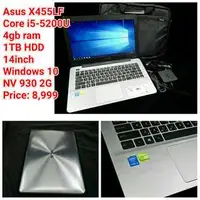 在飛比找旋轉拍賣優惠-Asus X455LFCore i5-5200U