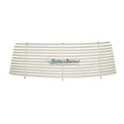WHITE VENETIAN BLIND AUTO SHADE FOR NISSAN DATSUN 2300 1969-1970