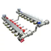 6 Branchs PEX Radiant Floor Heating Distributor Intelligent Temperature Control