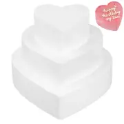 3 Pcs Polystyrene Cake Modelling Foam Board White Stand Filler