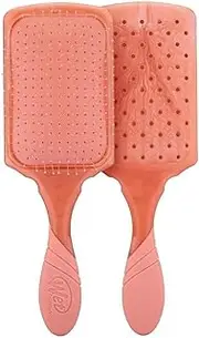 WetBrush Pro Paddle Detangler, Limited Edition Hydro Tie Dye - Peach, Large Surface Area with IntelliFlex Bristles