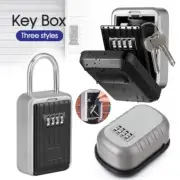 KWall Mounted Key Safe Box 4Digit Safe Outdoor Key Storag Organizer Password