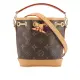 【LOUIS VUITTON】Monogram Nano Noe 迷你水桶包 M81266