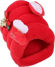 BAZEITFLOW Comfortable Winter Heated Nest Bed for Chinchilla Squirrel Hamster Small Animal Random Style