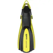Mares Avanti Pure Open Heel Fins w/Bungee Straps, Small/Medium, Yellow