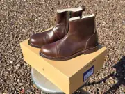 NEW Allen Edmonds Himalaya Shearling Lined Chelsea Cold Weather Boot 9.5 Leather